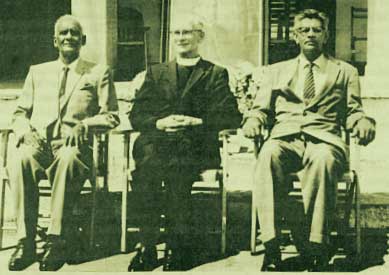 Mr. Sammy, Rev. Walls, Mr Bissessar, 1968
